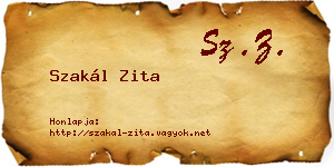 Szakál Zita névjegykártya